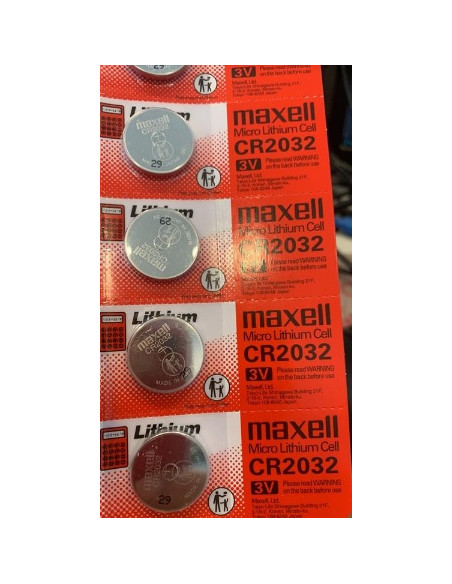 PILE BOUTON  MICRO LITHIUM CELL CR2032 3V (VENDUE A L'UNITE)