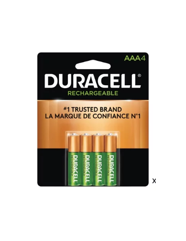 PILES RECHARGEABLES NIMH AAA HR03 1.2V (X4)