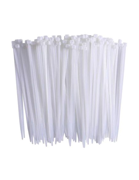 COLLIERS SERRE-CABLE 35.56 CM X100 BLANC