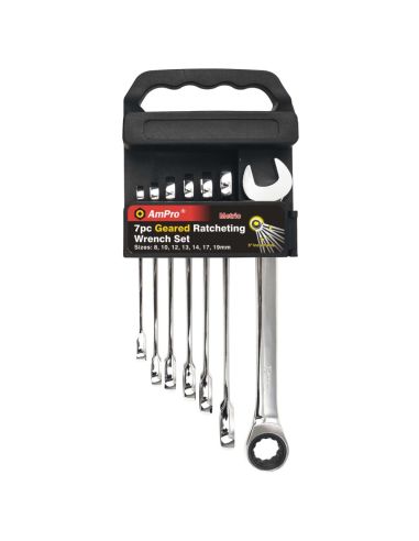 JEU 7 CLES MIXTES CLIQUET ARTICULEE (8 - 18MM)