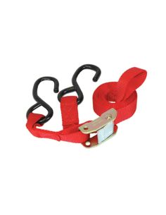 SANGLE A CROCHETS 25,4CMX1.8M ROUGE