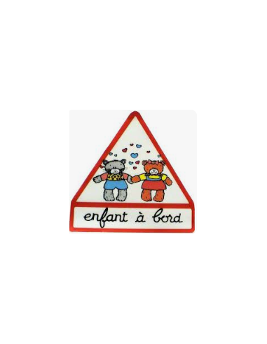 TRIANGLE ENFANT A BORD