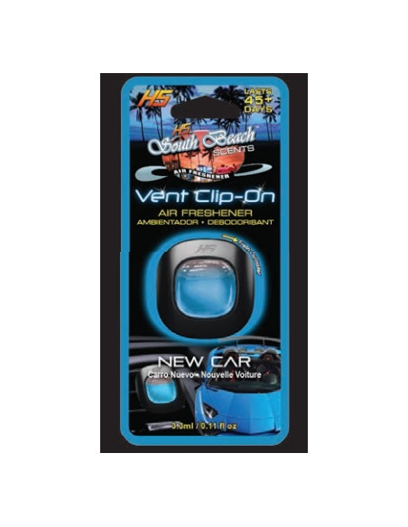 DESODORISANT VENT CLIP ON 3ML NEW CAR