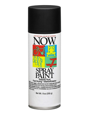 PEINTURE MAT NOW NOIR 9 OZ