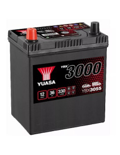 BATTERIE VOITURE 12V 36AH 330A B19 JIS 2