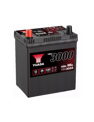 BATTERIE VOITURE 12V 36AH 330A B19 JIS 2