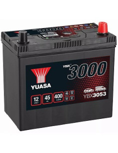 BATTERIE VOITURE 12V 45Ah 400A (EN) B24 JIS