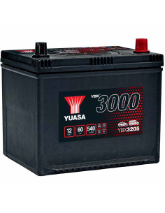 BATTERIE VOITURE 12V 60AH 540A D23 LOW JIS