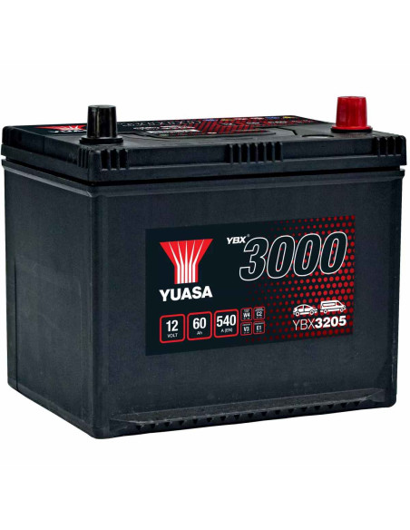 BATTERIE VOITURE 12V 60AH 540A D23 LOW JIS