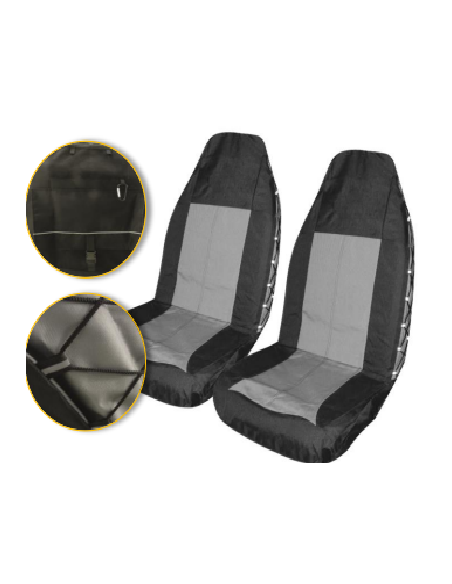 HOUSSE DE SIEGES 2 PIECES XL AVEC POCHETTE DE RANGEMENT
