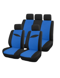 HOUSSE DE SIEGES 9 PIECES SCENARIO BLEU