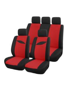 HOUSSE DE SIEGES 9 PIECES SCENARIO ROUGE