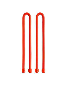 CABLE GEAR TIE 15.2CM X2 ORANGE