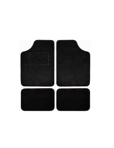 TAPIS AUTO 4 PCS VISTA TALONETTES RENFORCEEES ET ANTIDERAPANT