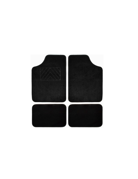 TAPIS AUTO 4 PCS VISTA TALONETTES RENFORCEEES ET ANTIDERAPANT