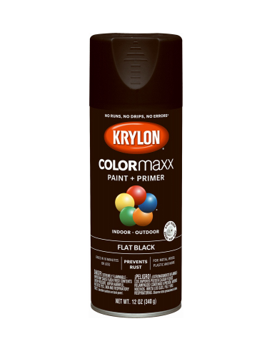 PEINTURE COLORMAXX FLAT BLACK