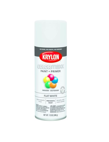 PEINTURE FLAT COLORMAXX BLANC 11 OZ
