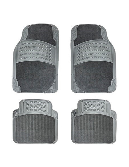 TAPIS DE SOL VOITURE 4 PIECES GRIS