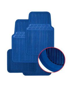TAPIS DE SOL VOITURE 4 PIECES BLEU