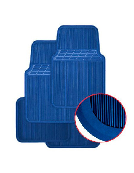 TAPIS DE SOL VOITURE 4 PIECES BLEU