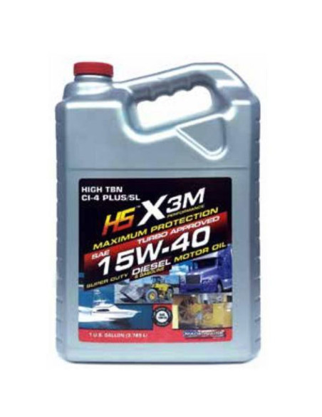 HUILE MOTEUR 15W40 X3M 3.78 L