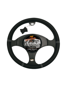 COUVRE VOLANT CUIR NOIR