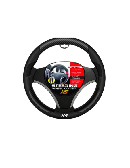 COUVRE VOLANT CARBON/NOIR