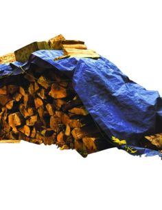 BACHE POUR CAMPING ET PROTECTION CONTRE LES INTEMPÉRIES BLEU 2