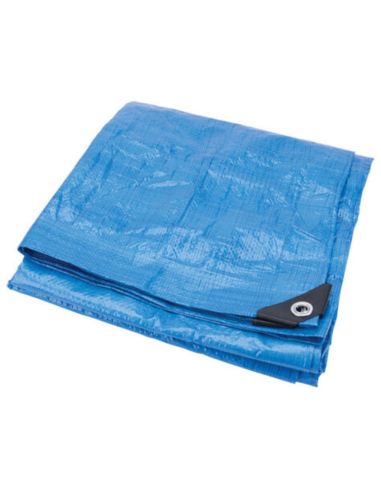 BACHE POUR CAMPING ET PROTECTION CONTRE LES INTEMPÉRIES BLEU