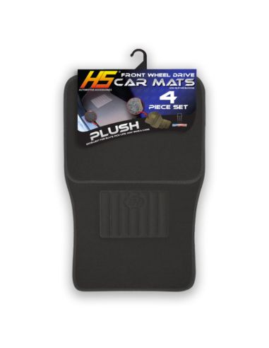 TAPIS DE SOL VOITURE 4 PIECES GRIS FONCE